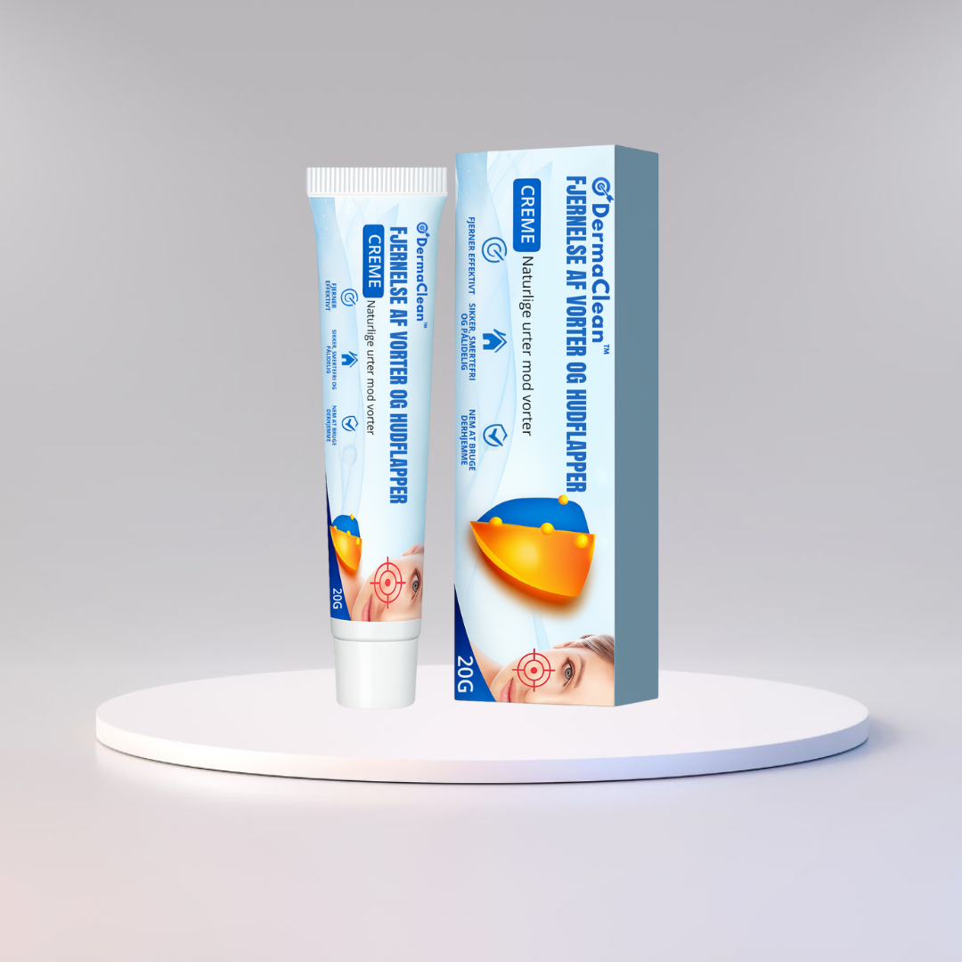 DermaClean™ | Fjerner 95 % af hudflapper og vorter på kun 3 dage